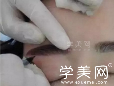 纹眉操作 学美网