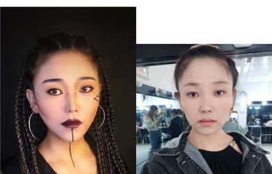 西安圣得兰美容美发化妆培训学校时尚速成班